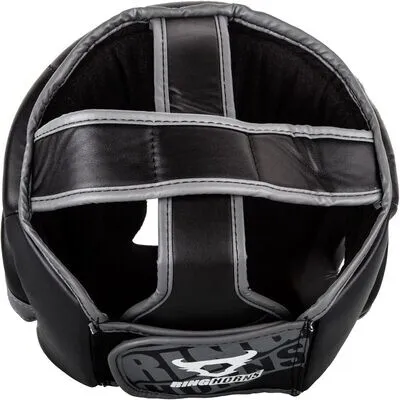 CASCO DE BOXEO RIGHORNS CHARGER BLACK — vista 6