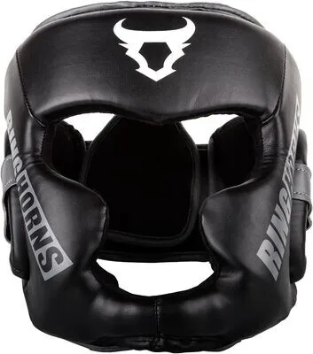 CASCO DE BOXEO RIGHORNS CHARGER BLACK — vista 8
