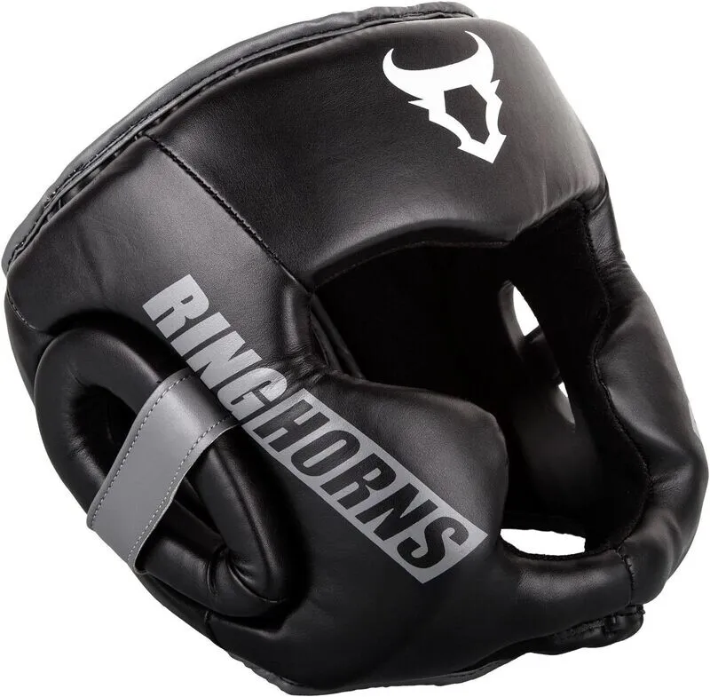 CASCO DE BOXEO RIGHORNS CHARGER BLACK — vista 5