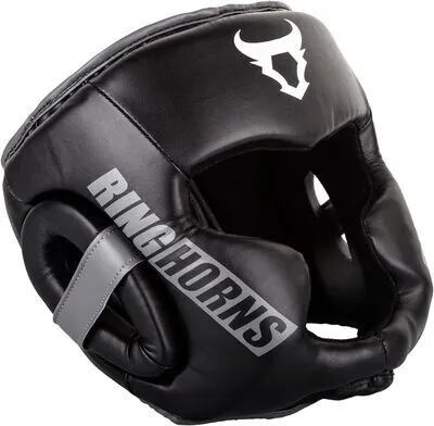 CASCO DE BOXEO RIGHORNS CHARGER BLACK — vista 4