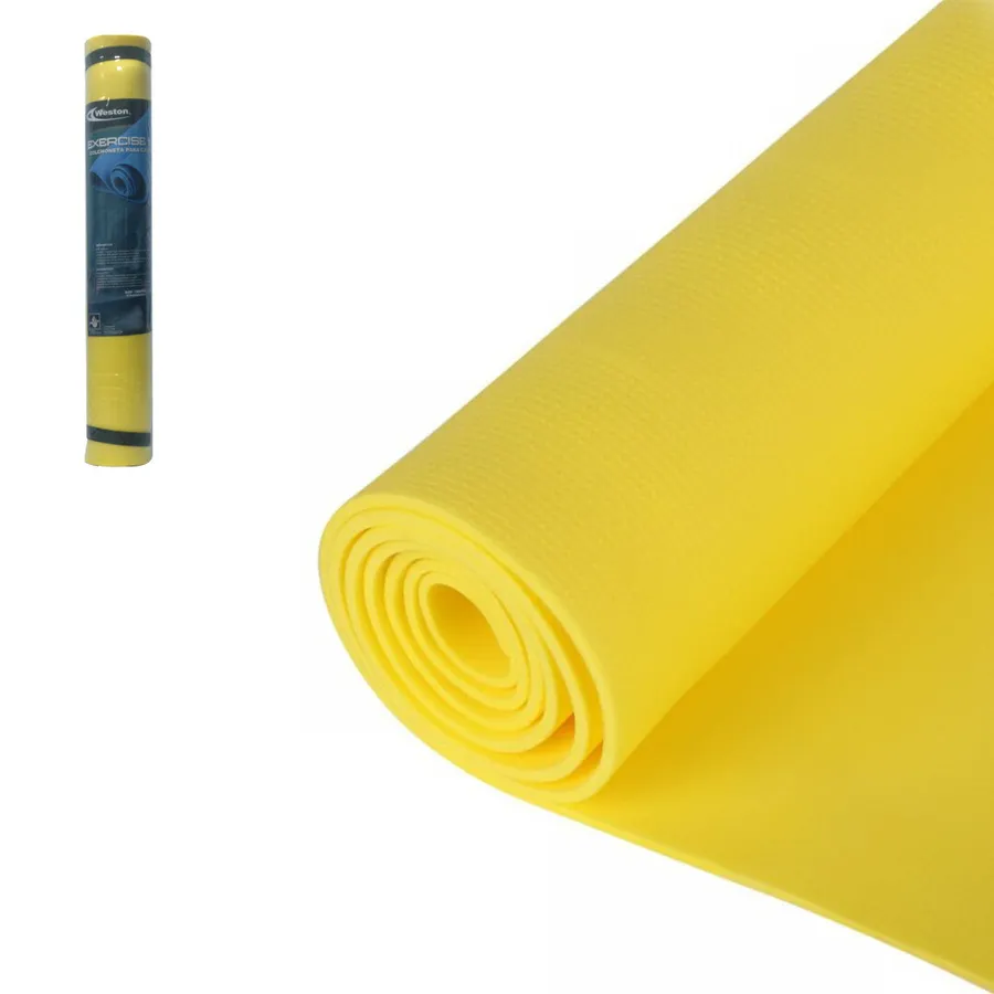 COLCHONETA YOGA MAT EVA BLACK 4MM X 173CM X 60CM