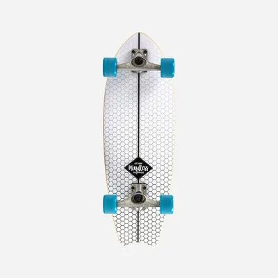 Mindless Longboards Surf Skate Fish Tail negro — vista 2