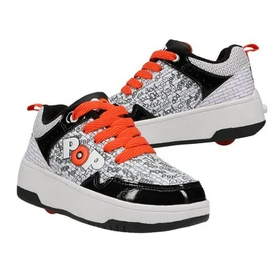 ZAPATILLAS POP CONTEND BLACK/WHITE/ORANGE GRAFFITI — vista 3