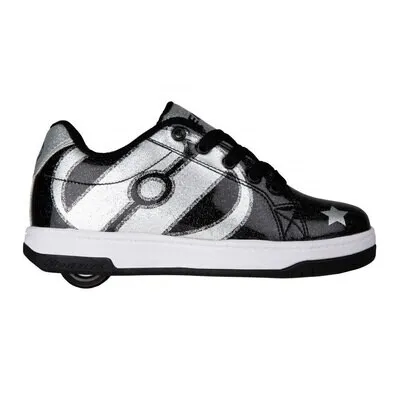 ZAPATILLAS SPLIT NEGRO/ESTRELLAS GLITTER PLATA — vista 8