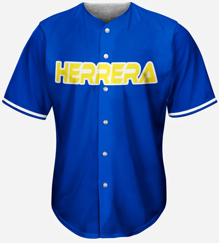 JERSEY OFICIAL HERRERA AZUL 2024 — vista 3