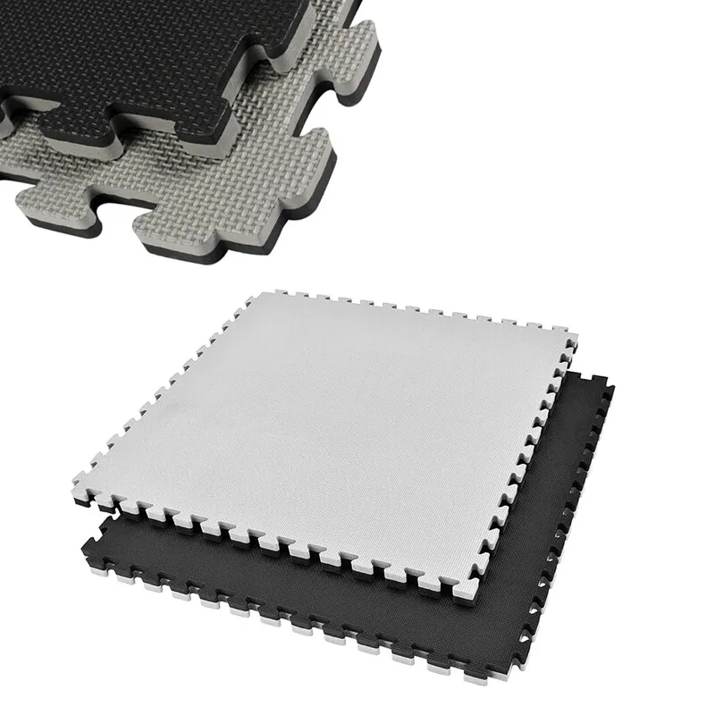 COLCHONETA EVA MODULAR 1M X 1M X 25MM REVERSIBLE BLK/GREY — vista 3
