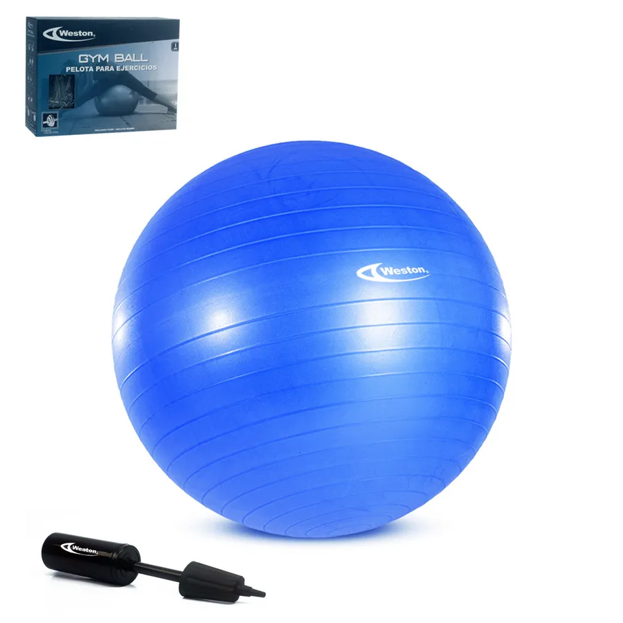 PELOTA DE GIMNASIA 65CM CON BOMBA — vista 2