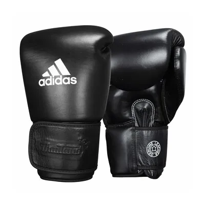 GUANTES BOXEO THAI PRO 300 BLACK/WHITE — vista 2