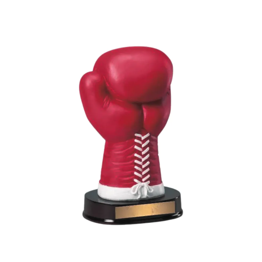 Trofeo de escultura de guante de boxeo
