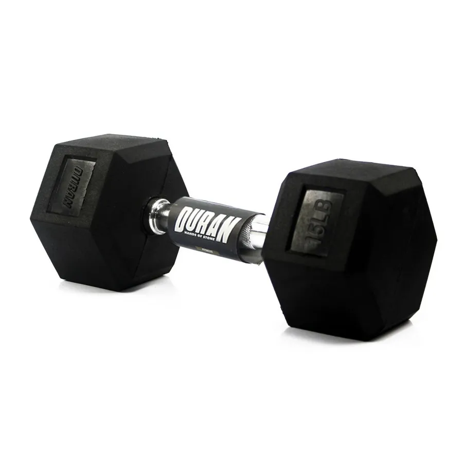 MANCUERNA HEXAGONAL DE GOMA 5 LBS