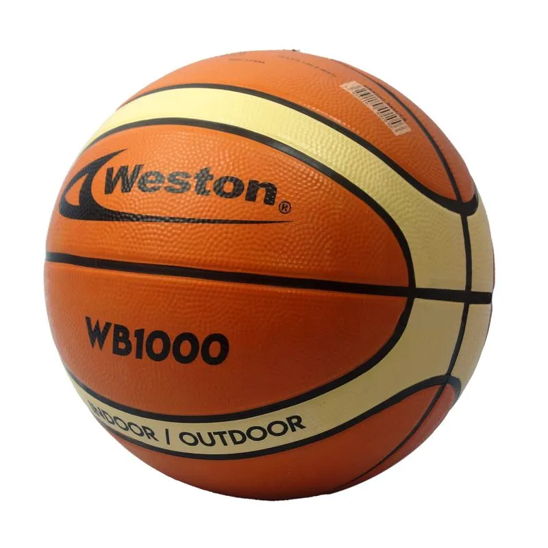 BALON BASKET #7 CAUCHO LOGO REPUJADO BROWN — vista 4