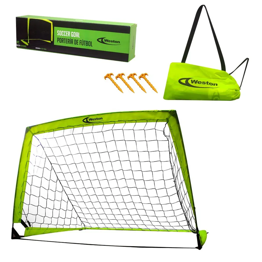 PORTERIA FUTBOL PORTATIL CHICA 48''X36'' YELLOW