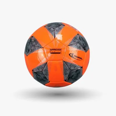 BALON FUTBALL SOFT TOUCH PVC COSIDO #3 ORANGE/SILVER — vista 3