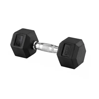 MANCUERNA HEXAGONAL DE GOMA 10 LBS