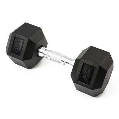 MANCUERNA HEXAGONAL DE GOMA 40 LBS