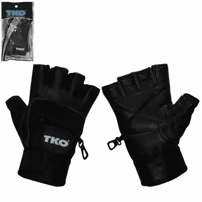 GUANTES PARA LEVANTAR PESAS CUERO PREMIUM