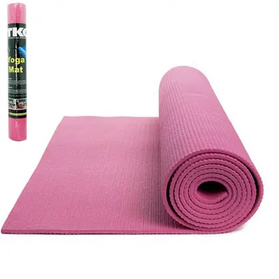 COLCHONETA YOGA FITNESS PINK SET 173X61X0.3cm