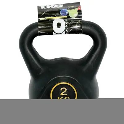 PESAS PLASTICAS KETTLEBELL 2KG