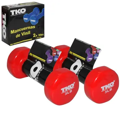 MANCUERNA VINIL PAR 3LB C/U(CHINA)