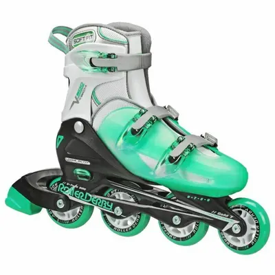 Patines en línea para mujer V-Tech 500: ajustables de la talla 6 a la 9
