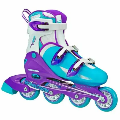 Patines en línea para mujer V-Tech 500 - Tamaño ajustable de 6 a 9