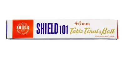 Set X 6pcs Bolas Pelotas Shield 101 Ping-pong 40mm