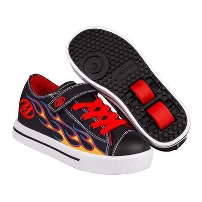 ZAPATILLAS SNAZZY BLACK/YELLOW/RED FLAME NYLON CANVAS