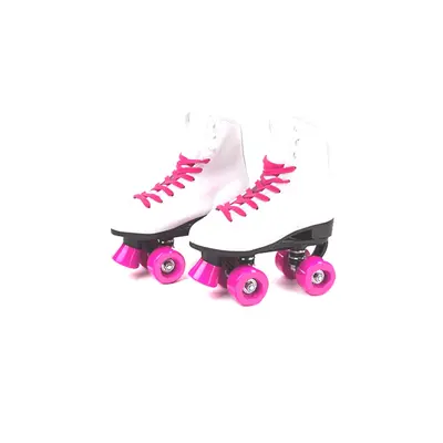 Patines Clásicos Blanco Rosa