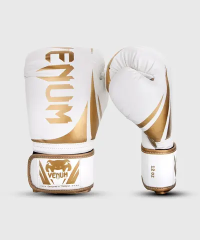 Venum Challenger 2.0 Boxing Gloves - White/Gold