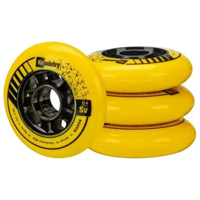 Ruedas en línea de repuesto Kemistry Suavis de 84 mm/80 A (juego de 4)