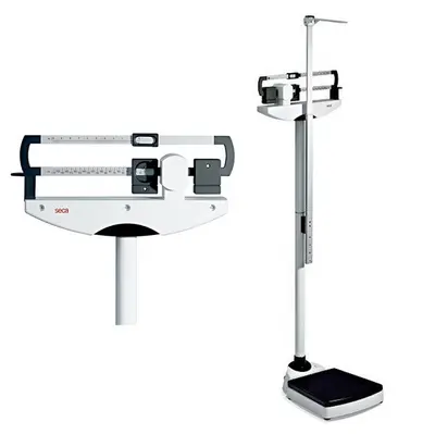 Balanza mecánica de columna con haz a nivel de los ojos. Seca 700 (Kilos/Libras solo con barra de altura)