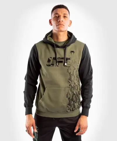 SUDADERA CON CAPUCHA UFC VENUM AUTHENTIC FIGHT WEEK - HOMBRE - CAQUI