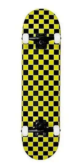 Patineta Complete AWAKEN CUADROS AMARILLOS