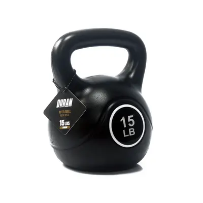 PESAS PLASTICAS KETTLEBELL DURAN 15LB
