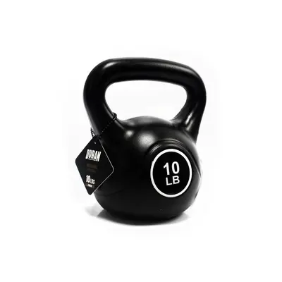 PESAS PLASTICAS KETTLEBELL DURAN 10LB