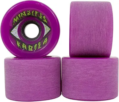 Mindless Longboards Longboard Wheels Voodoo Kabila 81A Purple 75x52mm Wheels