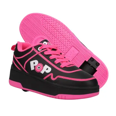 PATÍN POP BY HEELYS PARA NIÑA NEGRO CON ROSA