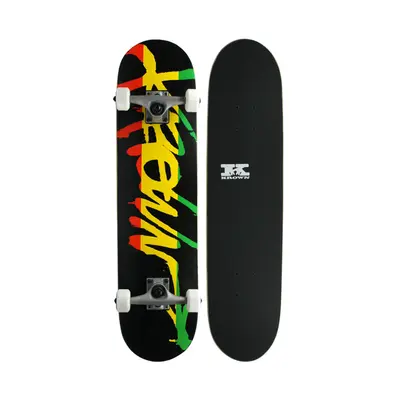 Krown Rookie Skateboard Completo Rasta Script 7.75"