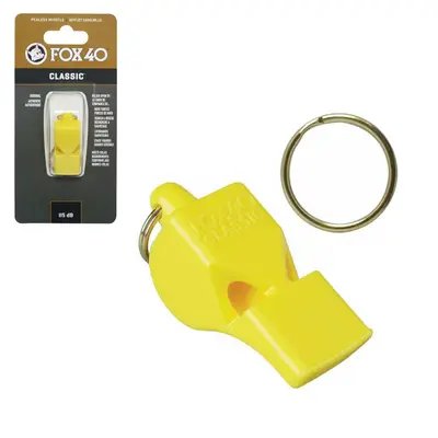 SILBATO FOX40 CLASSIC AMARILLO DE SEGURIDAD