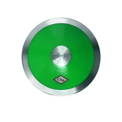 DISCO DE ATLETISMO 1.5 KGS VERDE
