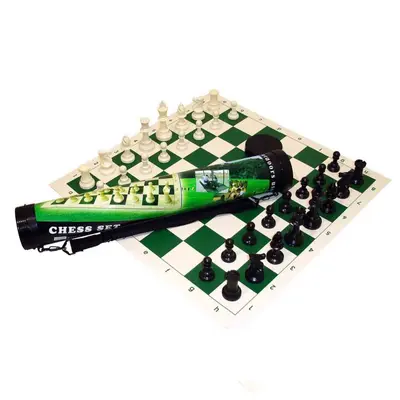 JUEGO DE AJEDREZ EN TUBO 51X51X8 CM