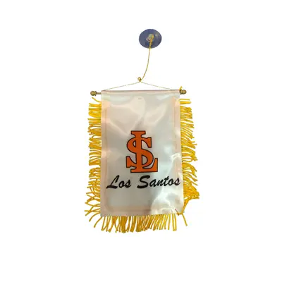 Mini bandera para automóviles Los Santos