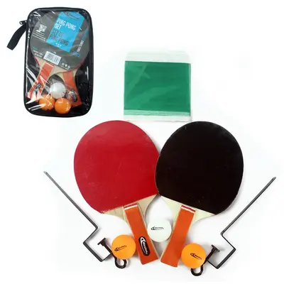 SET PING PONG EN MALETA 2 RAQ.+3PELOTAS+NET DLX