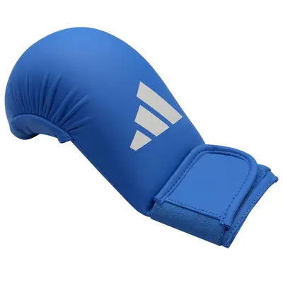 adidas Original WKF-Manoplas de Karate para Hombre y Mujer, sin Pulgar